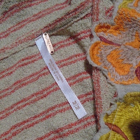 FREE PEOPLE Striped Frieda Tank M Neutral - Picture 6 of 9